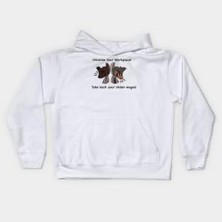 Unionize your workplace! Kids Hoodie